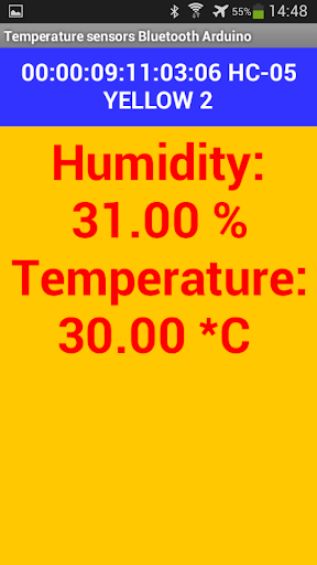 Thermometer Bluetooth Arduino