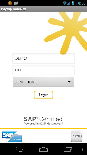 Payslip for SAP Gateway