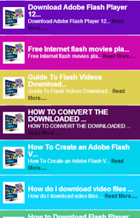 flash player for online videos