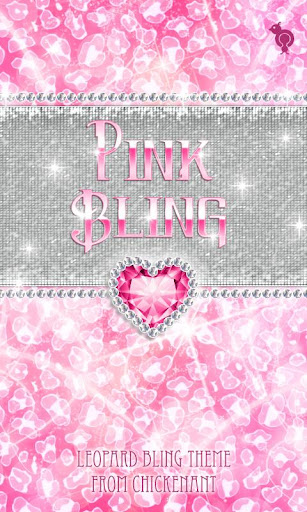 Bling Pink Leopard Theme SMS