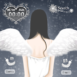Cover Image of Descargar CUKI Theme Angels White Wing. 3.0 APK