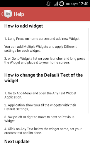 【免費個人化App】Simple Text Widget ( Any Text)-APP點子