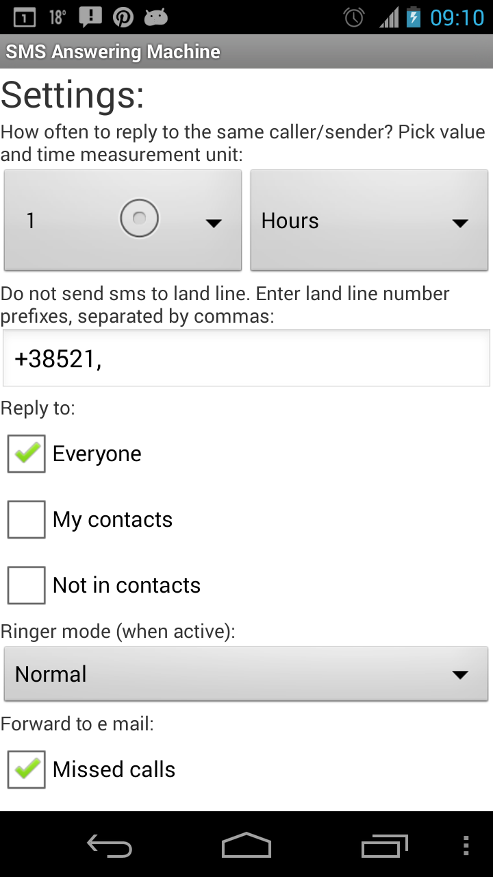 SMS (Text) Answering Machine + Screen 2