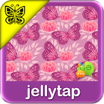 Pink Butterfly Go SMS Theme Apk