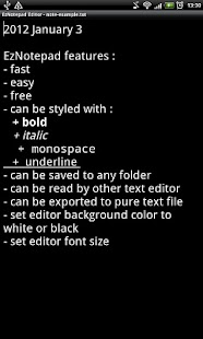 Free Download EzNotepad APK