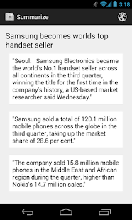 Lastest Summarize APK