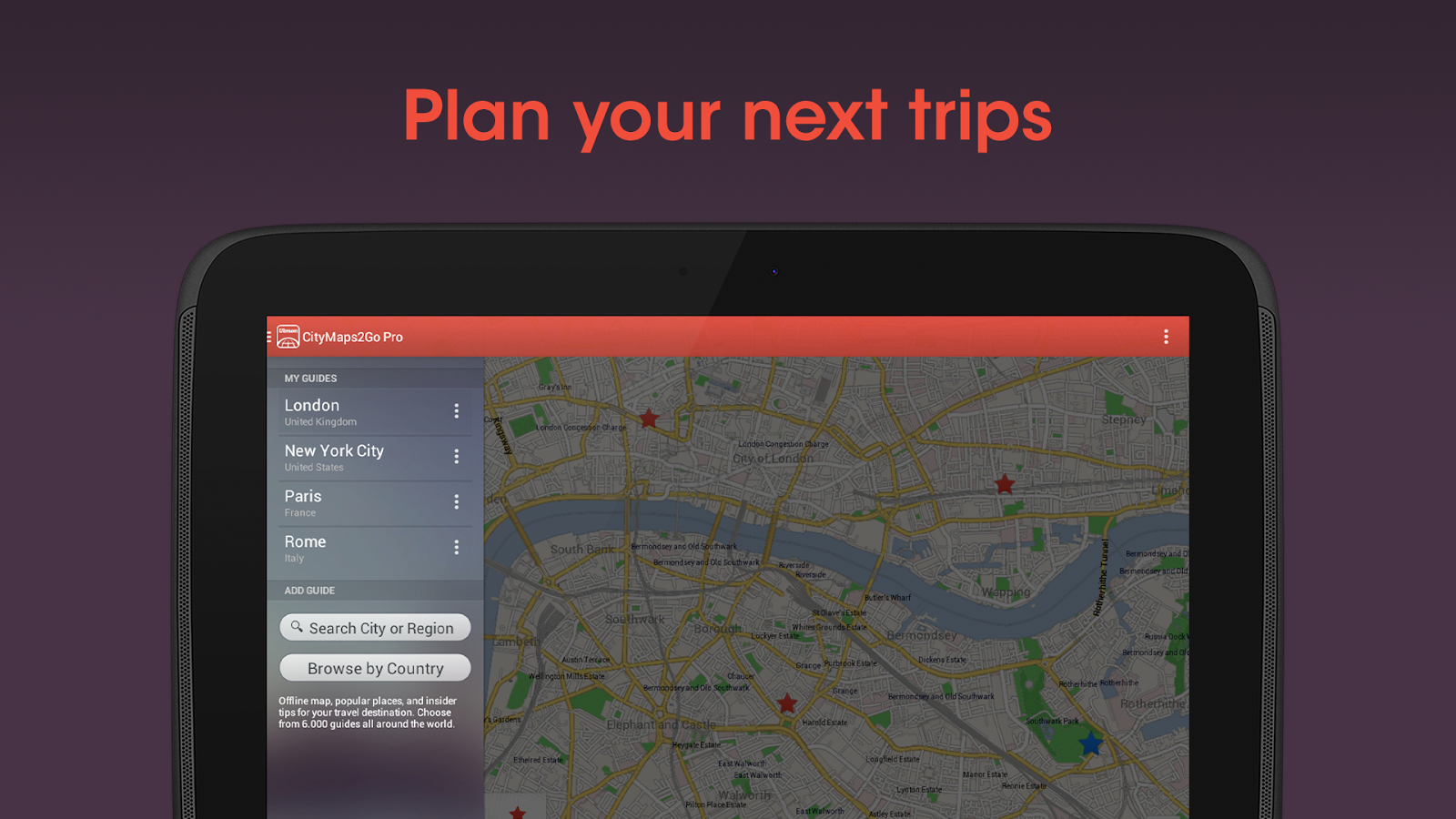    City Maps 2Go Pro Offline Maps- screenshot  