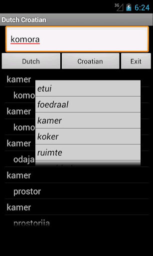Dutch Croatian Dictionary