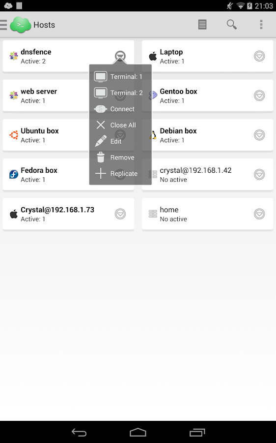 Server Auditor SSH Terminal screenshot