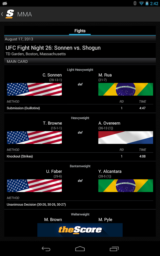 theScore: Sports & Scores - screenshot