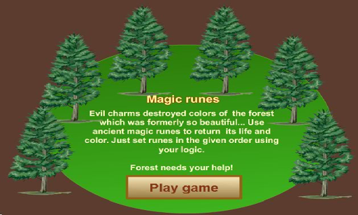 【免費益智App】Magic Christmas Forest runes-APP點子