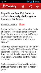 TextOnly Reader - screenshot thumbnail