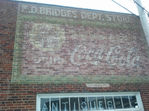F.D. Bridges Department Store Faded Coke Mural