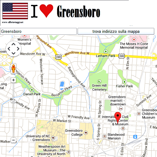 Greensboro maps