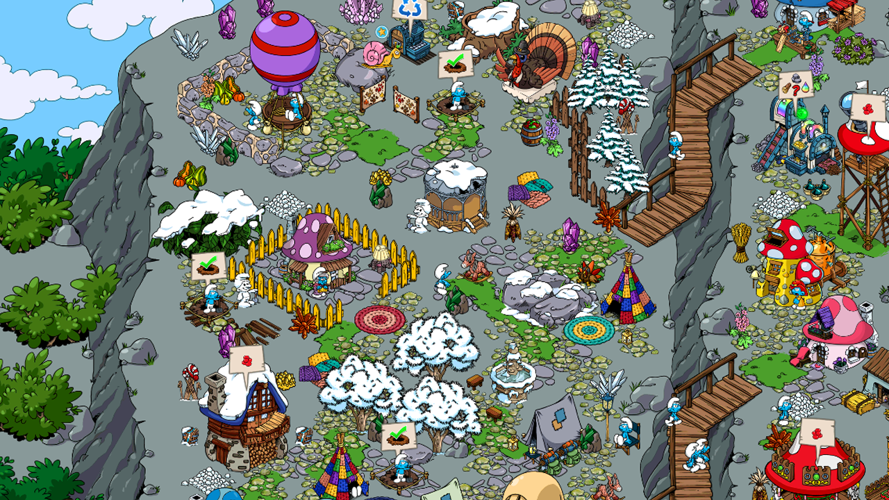 Smurfs 'Village - imagem de tela