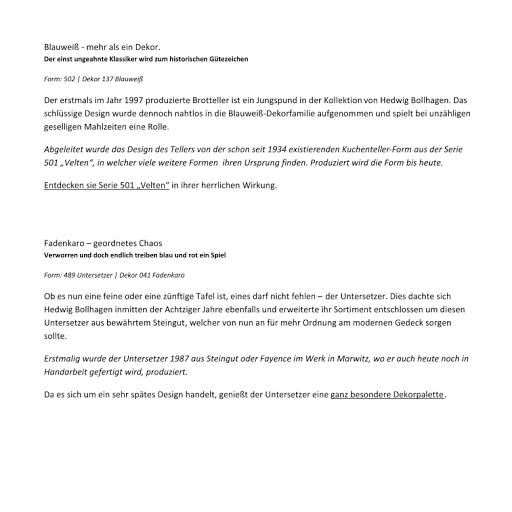 Hedwig Bollhagen - klicken für Vollbild