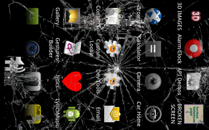 Cracked Screen Prank Screen 2