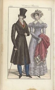 Journal des Dames et des Modes, editie Frankfurt 7 Avril 1822, Costumes Parisiens (15)