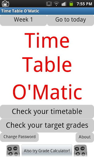 Time Table O'Matic