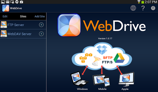 WebDrive, File Transfer Client screenshot 8