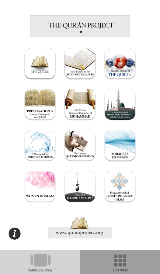 Quran Project - screenshot