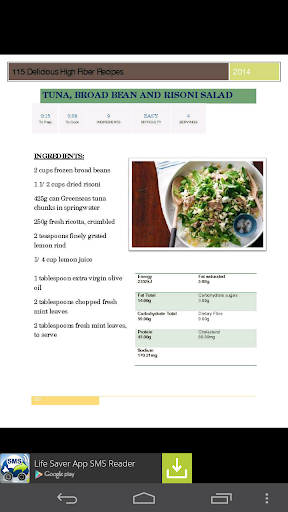 【免費新聞App】115 High Fiber Recipes-APP點子