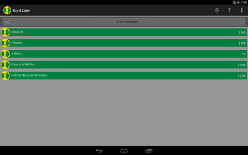 【免費購物App】Buy it Later-APP點子