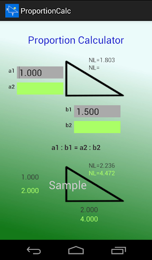 Proportion Calc