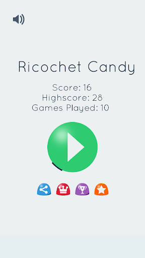 Ricochet Candy-Ping Pong Game