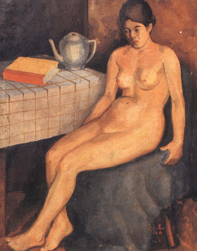 A Seated Woman in the Nude