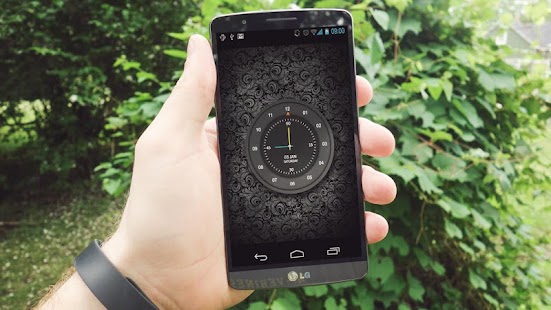 Free Download Abstract Black HD Analog Clock APK for Android