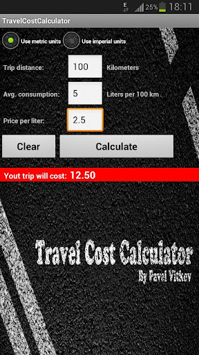 Travel Cost Calculator