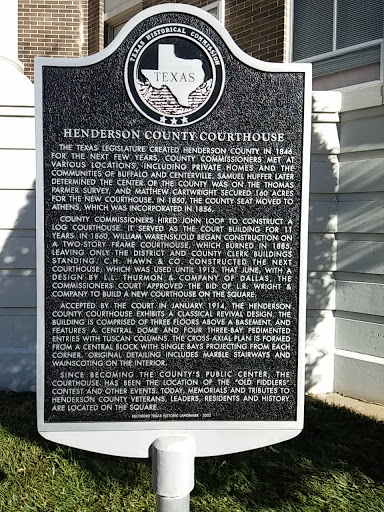 Henderson County Courthouse Historical Marker