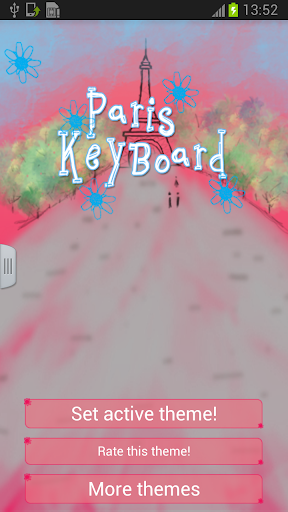 Paris Keyboard Theme