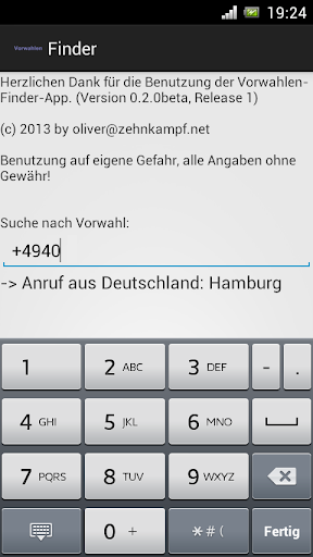 【免費工具App】VorwahlenFinder-APP點子