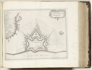 Plattegrond van Château Trompette, ca. 1693-1696