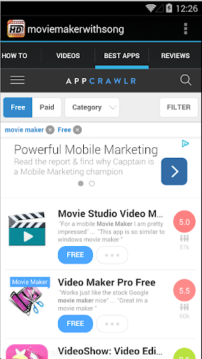 【免費娛樂App】Movie Maker with Effects-APP點子