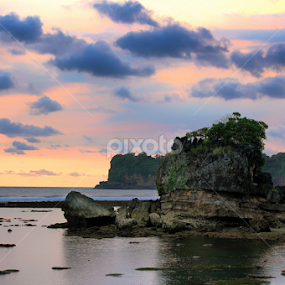  Rock on Kondang Merak by Pradono Gunawan - Landscapes Beaches