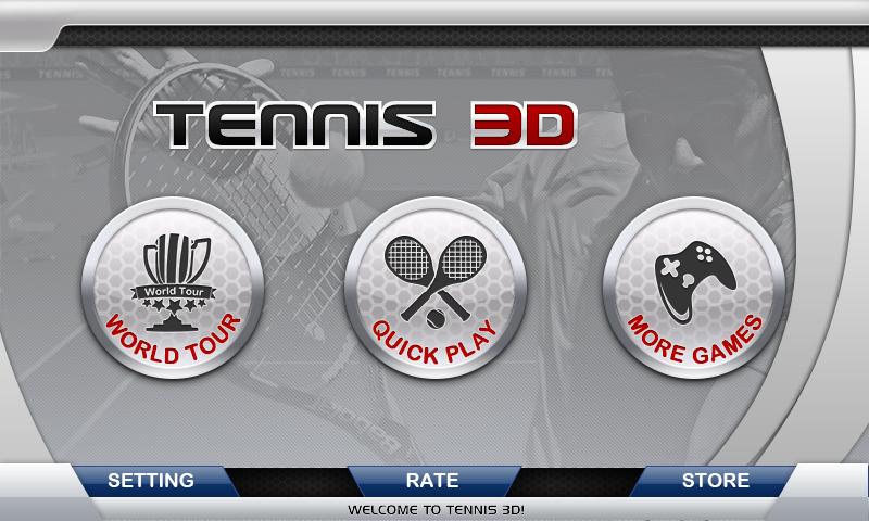 3D Tennis - screenshot