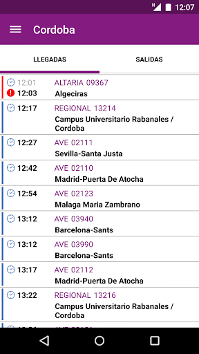 Renfe Horarios