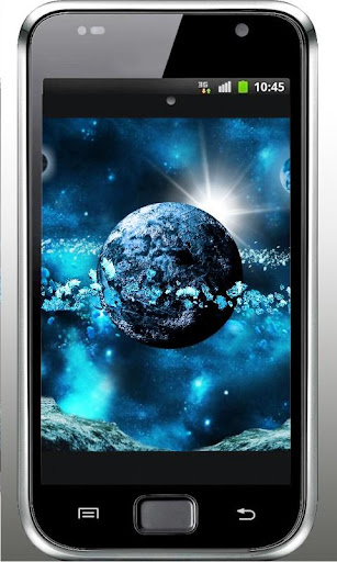Space Ice World live wallpaper