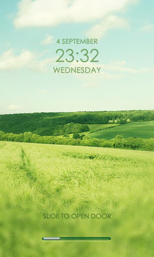 Greenery lock screen