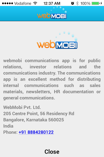 WebMobi Internal Communication