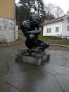 Auguste Rodin - CARIATIDE TOMBEE Á LÚRNE