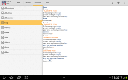 【免費書籍App】English<>Italian Dictionary TR-APP點子