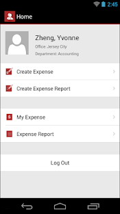 AvePoint HRIS - Expense Screenshots 1