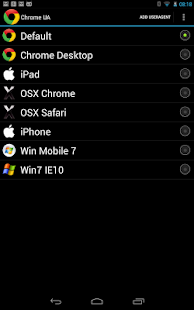 Chrome User Agent