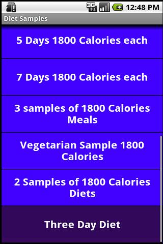 2000 Diet Calories Plan B