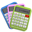 Multicolor Calculator Widget mobile app icon