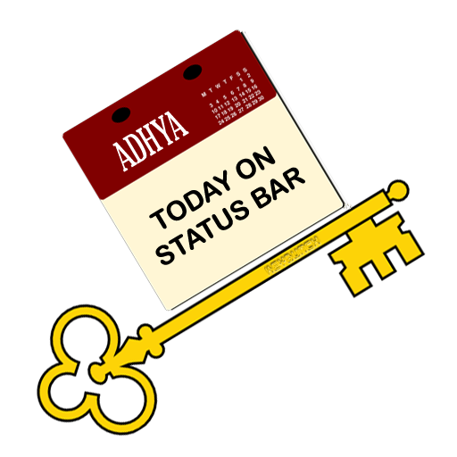 ADHYA - Today on Status Bar 生產應用 App LOGO-APP開箱王